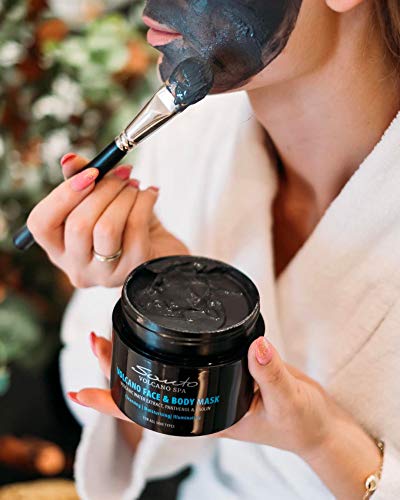 Santo Volcano Face & Body Mask 200 ml, 200 ml (Pack of 1) - Image 4