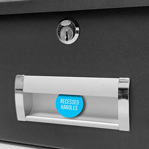 Axcessables 4U Locking Media Rack Storage Drawer | 45Lb Capacity | Compatible With 19-Inch Rack-Mount Server Racks And Av Equipment Cabinets. 15 Inch Deep Metal Network Rack Drawer.(Rkdrawer4U) #TOP3