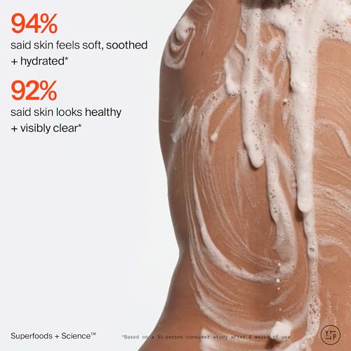 Youth To The People Superfood + Niacinamide Body Wash - Kale + Green Tea Cleanser with Nourishing Vitamins + Antioxidants, Improves Skin Texture + Dullness, Earthy + Woody Scent for Body, Vegan - Image 4