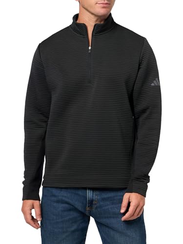 adidas Men's Ultimate365 DWR Textured Quarter-Zip Pullover