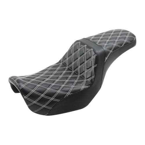 Asiento de motocicleta para Dyna Super Glide 2006-2010 y Fat Bob de dos plazas