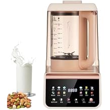 1.6L Automatic Nut Milk Maker, Soy Milk Machine with Mute Cover and 8 Blades, 12 Hours Timer/Self Clean/Keep Warm/No Soaking Required, Silky Taste, for Almond Milk, Oat Milk, Milk Drinks