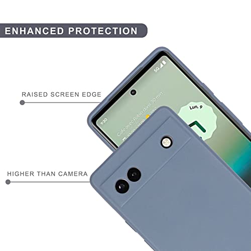 Image of SPRIG Compatible with Google Pixel 6A Premium FlexTone (TPU) Premium Back Cover Drop Tested Shock Proof Mobile Case for Men, Women, Boys and Girls with Camera Protection (Lavender Grey)
