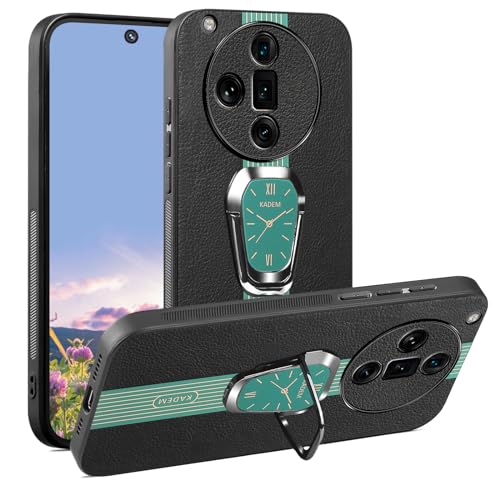 Coque Oppo Find X7 Ultra en cuir et silicone noir résistant