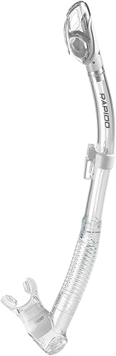 Vista 14 de Phantom Aquatics - Máscara en seco de esnórquel Azul Transparente