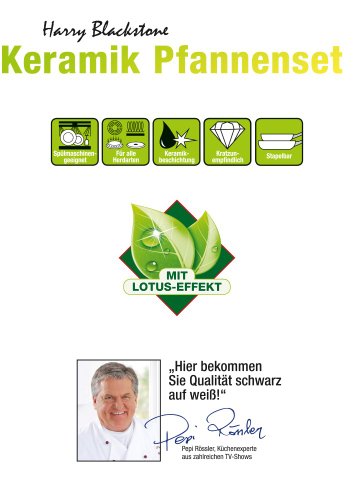 Poêles en céramique Harry Blackstone vert citron lot de 2 poêles de cuisine 05548 - 6