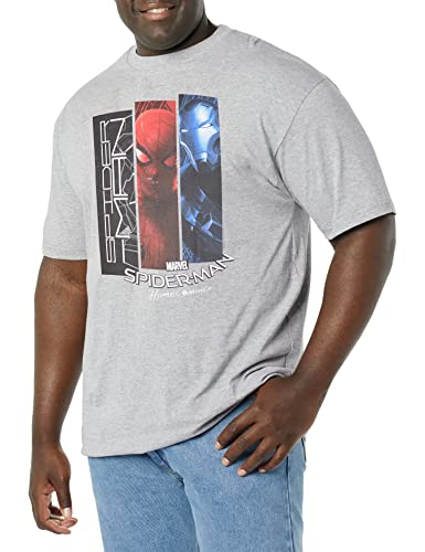 Preisvergleich Produktbild Marvel Herren Spidy Panel T-Shirt, Athletic Heather, 3XL