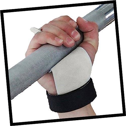 Happyyami 3 Pares Protetor De Palma De Couro Sino Mudo Haltere Protetor De Alças De Elevação Barra P