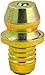 Lumax LX-3505 Gold/Silver LX-3505-10 Drive Type Straight 0.50" Long Fitting for 3/16" Diameter Hole, (Pack of 10). Circumferential Serrated Shank Provides a Grease Tight Seal When Installed