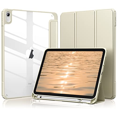 【Maledan】対応iPad a16 ケース - 11インチ 2026新型 三つ折りスタンド 薄型 ペンシル収納 軽薄 軽量 DIY透明 オートスリープ機能対応 耐衝撃 対応iPad A16 ケース スターライトの商品画像（Amazon）