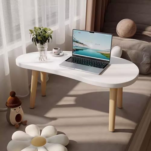 Table de sol japonaise moderne blanche de 70 cm pour décoration de table à thé