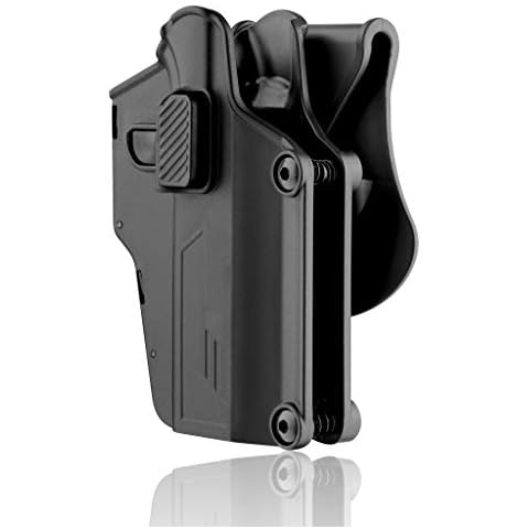 OWB Paddle Holster for Beretta 92/92FS/92G/92X/96/M9/APX/PX4, GSG92, Taurus PT92, Girsan Regard MC, Open Duty Belt Carry Holster, Tactical Gun Holster, 360° Adjustable & Fast Release - Right Handed Cover