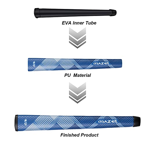 Grip de putter de golf antidérapant MAZEL avec texture de surface avancée 2.0