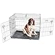 Paitsy Fortressoo Hundekäfig, Transportbox für mittelgroße Hunde, 90 x 60 x 67 cm, faltbar, 2 Türen, abnehmbare Platte, Verwendung im Innenbereich