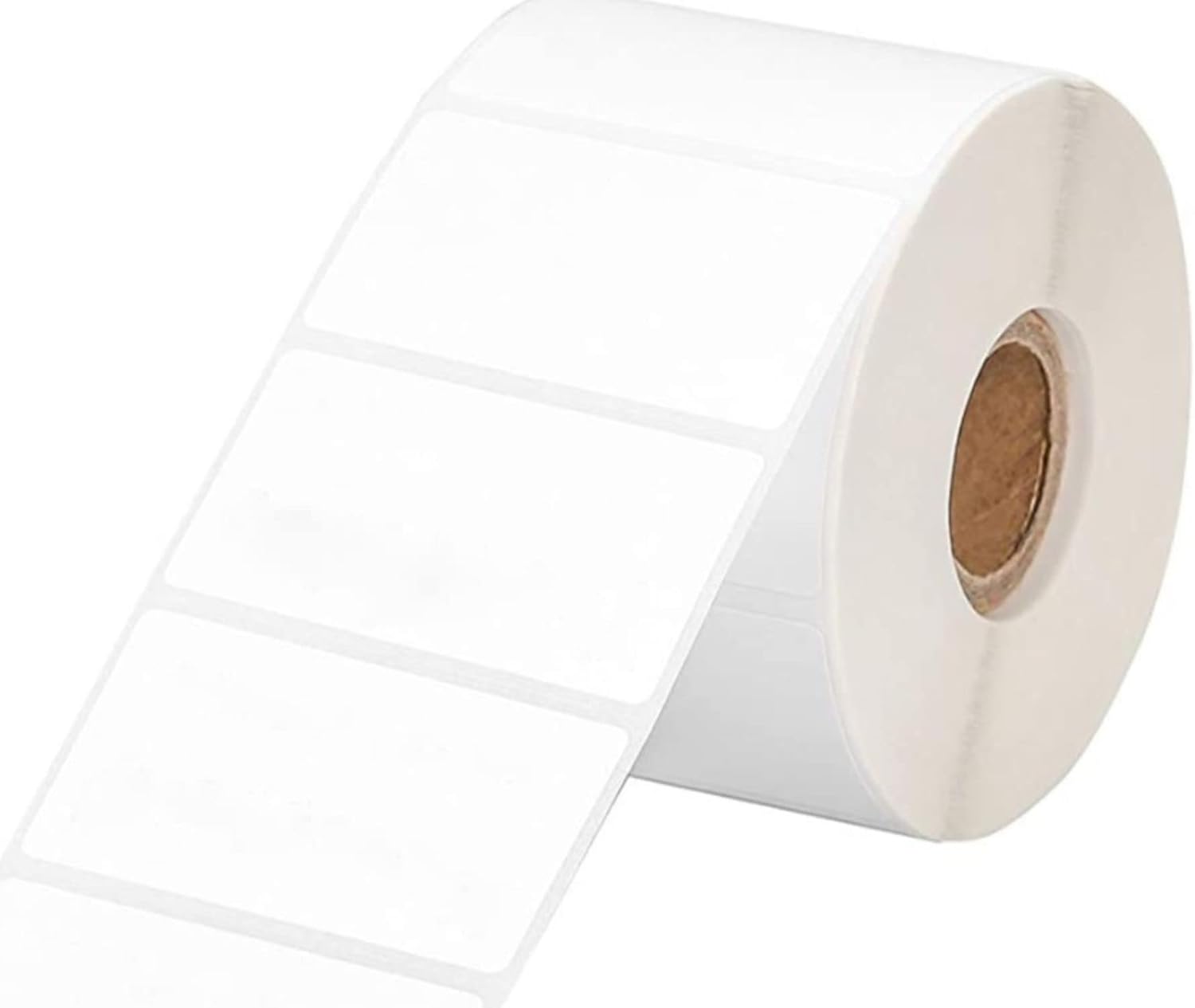 20 Rolls - 2.5x1.5-inch Direct Thermal White Labels - 1" Core, Permanent Adhesive, Perforated, Multipurpose Stickers Compatible with Zebra/Rollo and Other Desktop Printers - 900 Labels/Roll