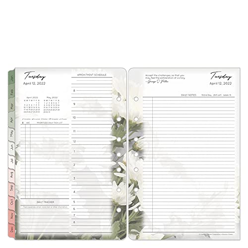 Buy FranklinCovey Classic Blooms Two Page Per Day RingBound Planner