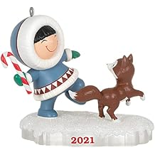 Hallmark Keepsake Christmas Ornament,Plastic Year Dated 2021, Frosty Friends