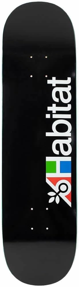 HABITAT(ハビタット) スケートボード デッキ TRANSIT LOGO BLACK (8.25