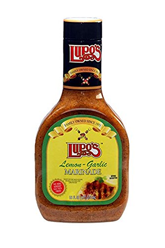 Lupo's Original Endicott Style Italian Spiedie Marinade Sauce 16oz and Lemon Garlic Marinade 16oz Bundle