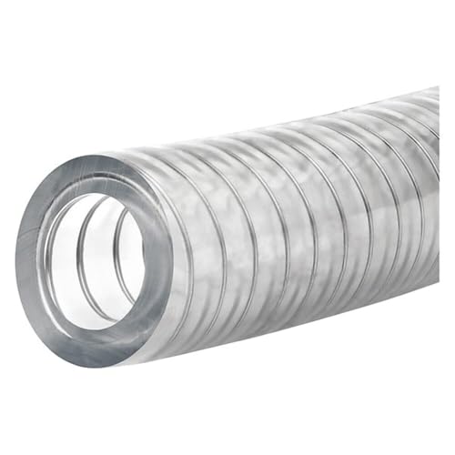 USA Sealing ZUSA-HT-3181 FDA Steel Wire Reinforced PVC Tubing, 1/2" ID, 3/4" OD, 10' Length image 2