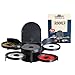 Tablecraft Glass Rimming Station with 5-Swing Out Trays (H5633), 2.3, Black