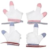 Abaodam Baby Sucking Gloves for Infants, Thumb and Index Stop Gloves, Soft Breathable S Size, 2 Pairs Set