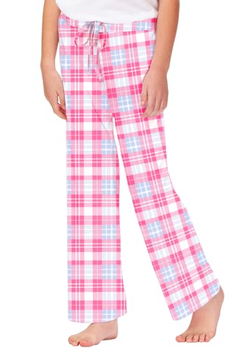 Image of Remimi Girl Boy Plaid Pants Drawstring Summer Casual Loose Bottoms 5-14 Years