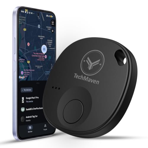 Image of AeroTag Android Find My Tracker Anti-Theft Alert Airtag Black