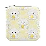 Gran regalo: el mini joyero es adecuado para mujeres y niñas, cuenta con un diseño elegante y compacto como un regalo para enviar a tus amigos, novias en cumpleaños, día de San Valentín y Navidad. El mini joyero también es el regalo perfecto para viajeros frecuentes.