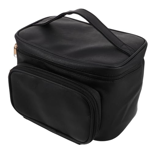 Pochette cosmétique en cuir PU élégante et imperméable pour un rangement maquillage raffiné