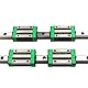GooEquip Linearführung HGR20 800mm Linearschiene mit 4PCS Gleitblock + 1PCS SFU1605 800mm Kugelumlaufspindel mit Kugelmutter, BF12/BK12 Unterstützung, DSG16H, Kupplung für 3D Drucker CNC Maschine