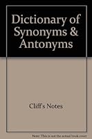 Dictionary of Synonyms & Antonyms 0822014602 Book Cover