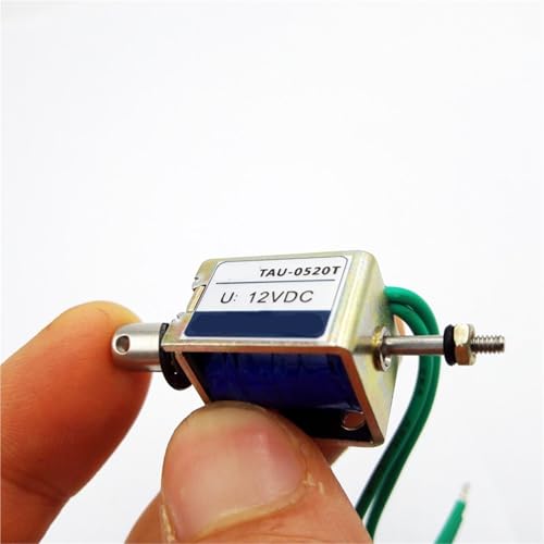 Solénoïde push-pull CC 12V actionneur linéaire à cadre avec course 10mm électroaimant - 6