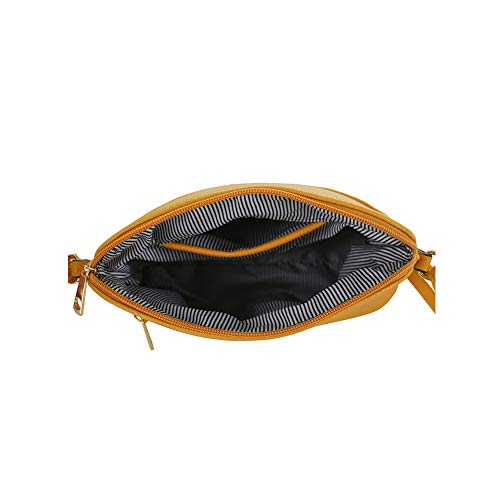 Image of SG SUGU Lunar Lightweight Medium Dome Crossbody Bag Shoulder Bag with Tassel | Zipper Pocket | Adjustable Strap