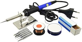 Lanbowo 60W 220V 110V Electric Soldering Iron Set Tool Kit Solder Wire Tips Stand New