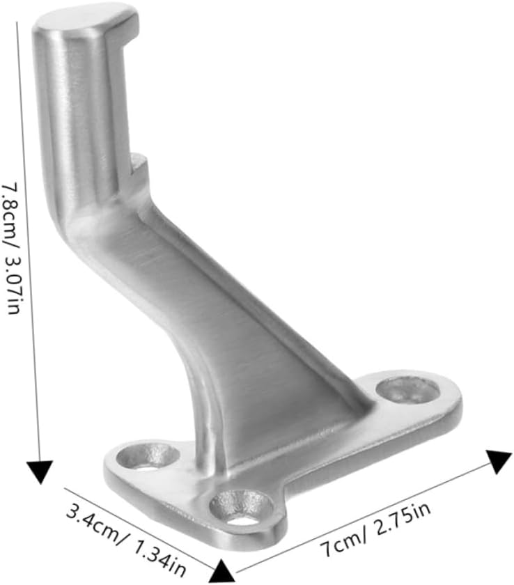 Vaguelly 2sets Stainless Steel Stair Handrail Bracket Stair Railing Bracket Staircase Handrails Hardware Kit