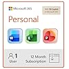 Microsoft 365 Personal | 12-Month Subscription | 1 Person | Premium Office Apps: Word, Excel, PowerPoint and more | 1TB Cloud Storage | Windows Laptop or MacBook Instant Download | Activation Required