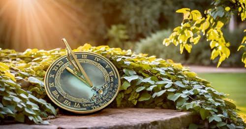 NauticalMart Personalized Sundial Gift - 10 Inch Brass Sundial for Bride and Groom - Handmade Decorative Garden Sundial with Roman Numerals - Ideal for Weddings and Anniversaries - Thumbnail 6