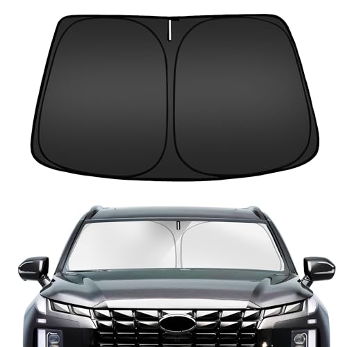 ARISMOTOR Windshield Sun Shade for Hyun-dai Palisade 2020-2025 2026, Custom Fit Foldable Front Window Sunshade Sun Visor Protector, Block UV Rays Keep Your Car Cooler