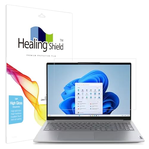 Healingshield �X�L���V�[���t���ی�t�B���� Screen Protector Light Oleophobic High Gloss Film Compatible with LENOVO Thinkbook 16IAL GEN8