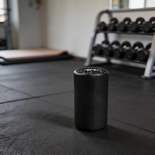 Rodillo para pies de espuma, funda de tubo esponjoso con cuero PU para ejercitadores abdominales de acostado, extensiones de piernas y pesas, accesorio para gimnasio en casa, 7,9 pulgadas miniatura 5