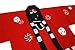 Festival Hanten Happi Coat (with an OBI Belt) SizeM,Red Festival Kanji Pattern(with an OBI Belt and Bandana)