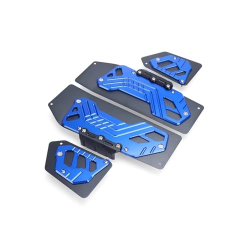 Repose-Pieds Moto Haute Finition pour ADV 350 Plaque Bleue Alun