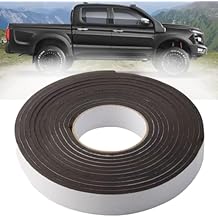 Truck Cap Seal Rubber 25FT for Truck Cap 200 lbs or Less, EPDM Rubber, Canopy Seal, Camper Shell Seal 2" W x .200" H x 25 L