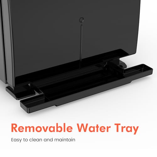 Calentador de toallas de 8 litros TASALON negro con cámara de aluminio 6