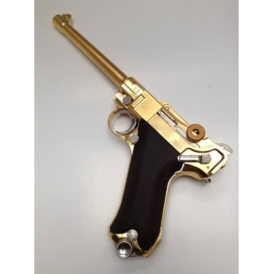 ルガーP08モデルガン 木製ハンドル ルガーP08モデルガン 木製ハンドル付き