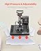 VEVOR Heat Press, 12x10in Heat Press Machine, Clamshell Sublimation Transfer Printer Fast Heat-up, Digital Precise Temperature Control, Vinyl Heat Press for T-Shirts Bags Garments Mats Puzzles, 650W