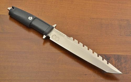 Image of Extrema Ratio Limited Edition Knife with Serrated Edge, with Kydex Sheath Black Handle For Kitchen