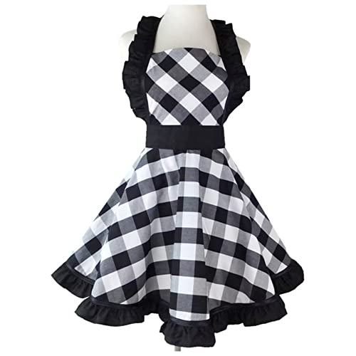 [KEYVOR] �G�v���� �����̃G�v�����z�[���L�b�`�������P�[�^�����O�A�N�Z�T���[���Ɣ��̃o�b�t�@���[�i�q�Ȃ̃��g���t���G�v�����r�u �g���̂ăG�v���� (Color : Black And White, Size : OneSize)