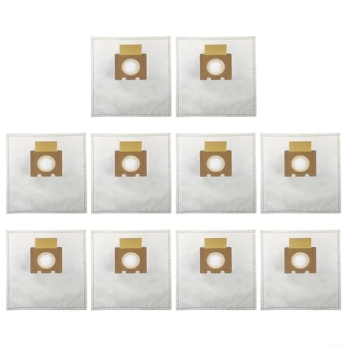 Emiif Lot de 10 sacs à poussière de rechange pour Hoover Style H Series H81 pour aspirateur Telios Extra Canister en tissu non tissé
